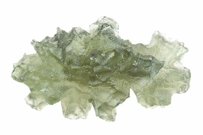 Green Moldavite Tektite ( g) - Besednice, Czech Republic #376293